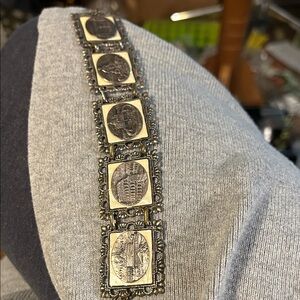 antique bracelet clasp marked "INOXYD".